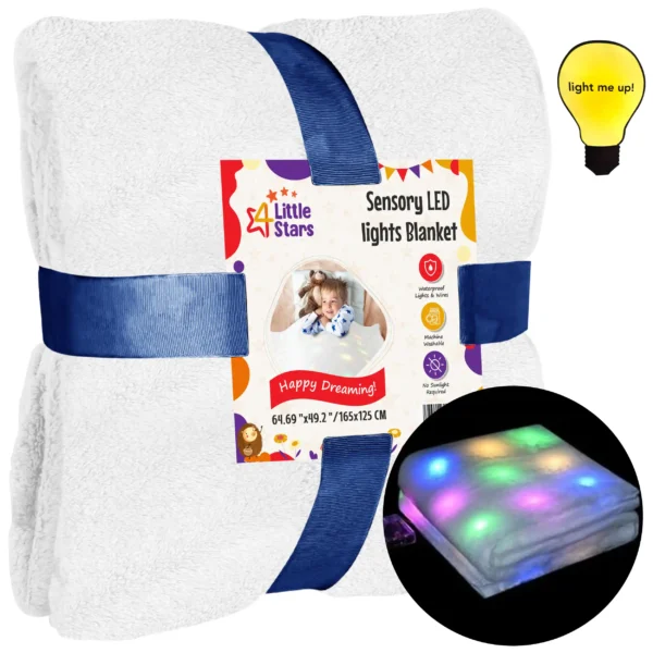 LED Light Blanket - White